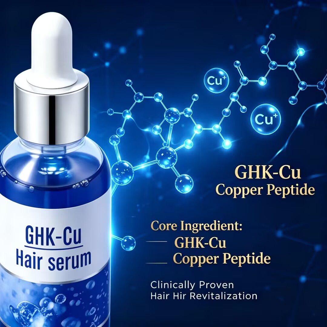 Licorice Root Sticks - เซรั่มบำรุงเส้นผมคอปเปอร์เปปไทด์ 30 มล. GHK-Cu เปปไทด์ สำหรับการเจริญเติบโตของเส้นผม