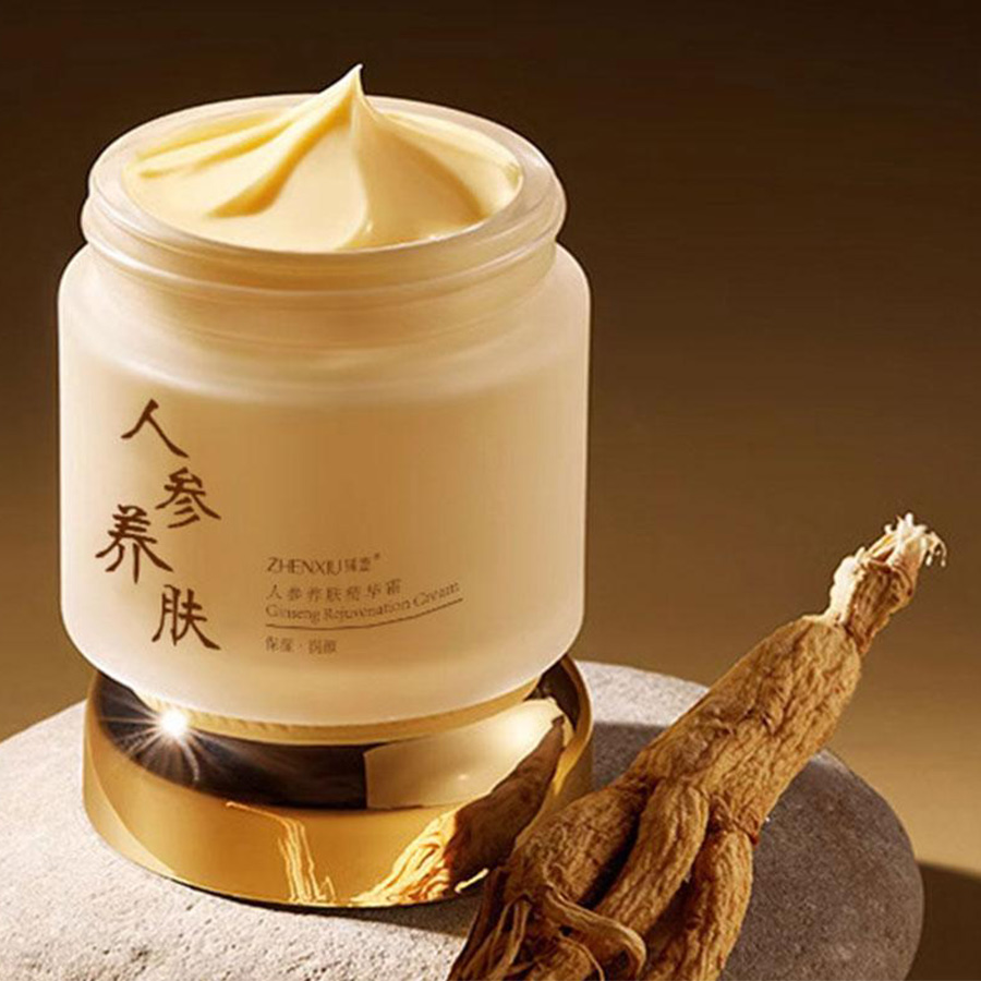 Ginger Tea - ครีมบำรุงผิวหน้าโสมจีน ลดเลือนริ้วรอย ช่วยให้ผิวชุ่มชื้น เรียบเนียน เซรั่มโสม ต่อต้านริ้วรอย