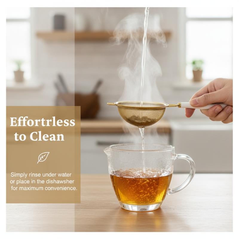 ที่กรองชาสแตนเลสแบบตาข่ายคู่พร - Herbal Tea บทวิจารณ์และราคา