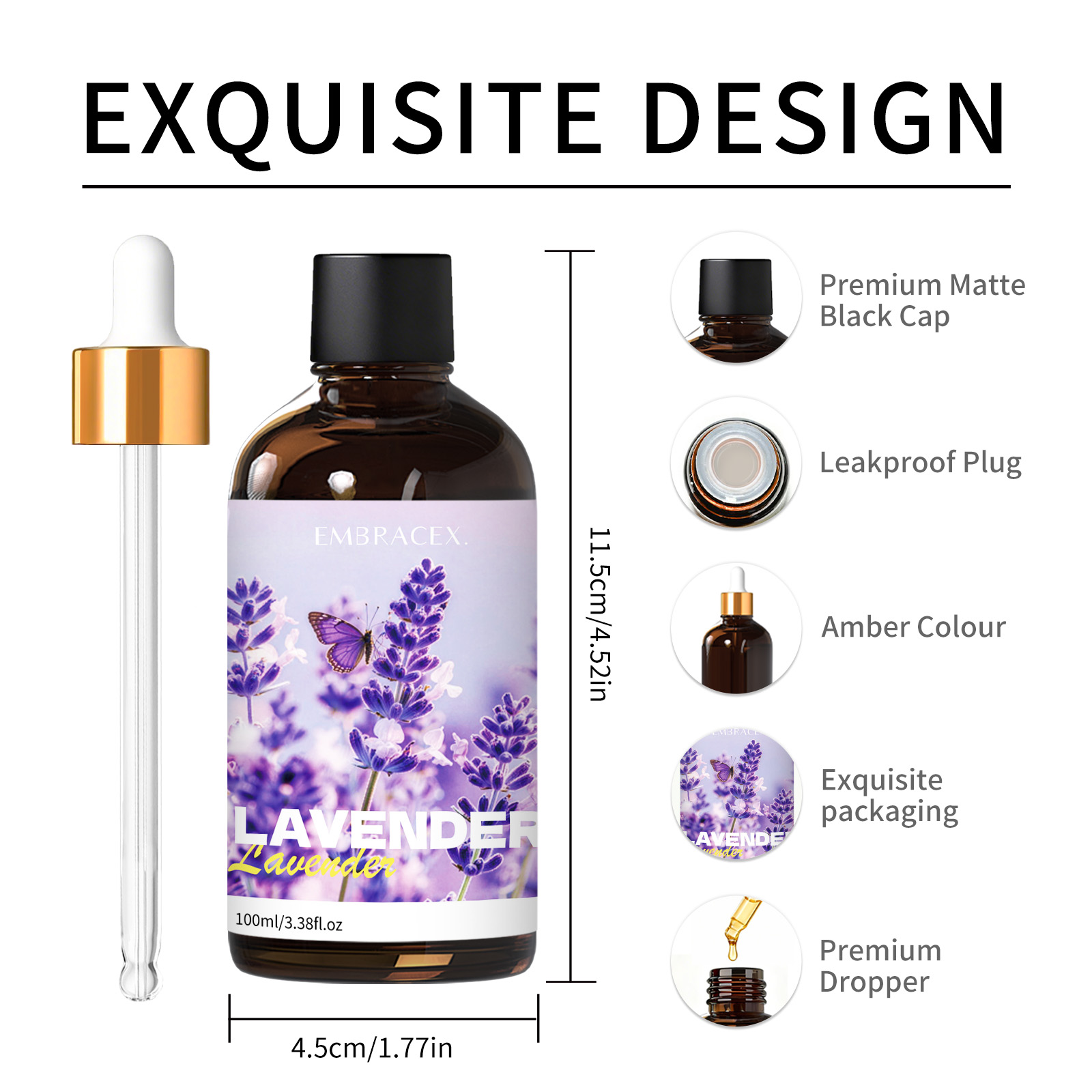 น้ำมันหอมระเหยลาเวนเดอร์ 100 ม - Lavender Oil บทวิจารณ์และราคา