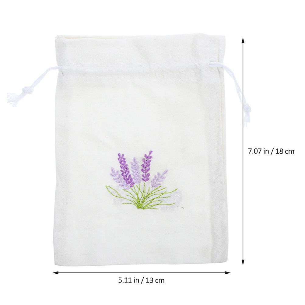 ถุงผ้าหูรูดลายลาเวนเดอร์เปล่า  - Dried Herbs บทวิจารณ์และราคา
