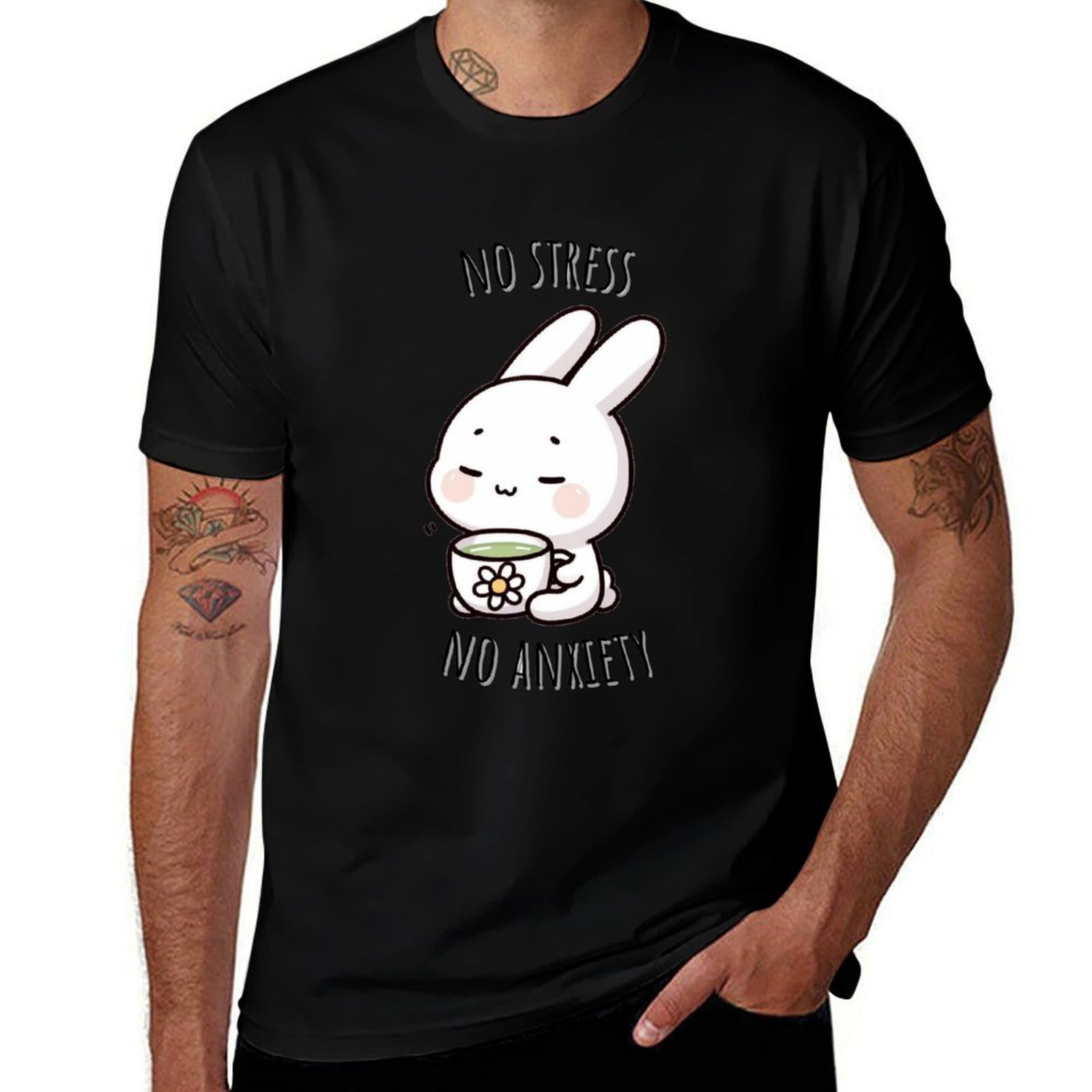 เสื้อยืดแขนสั้นลายชาโมไมล์ บัน - Chamomile Tea บทวิจารณ์และราคา