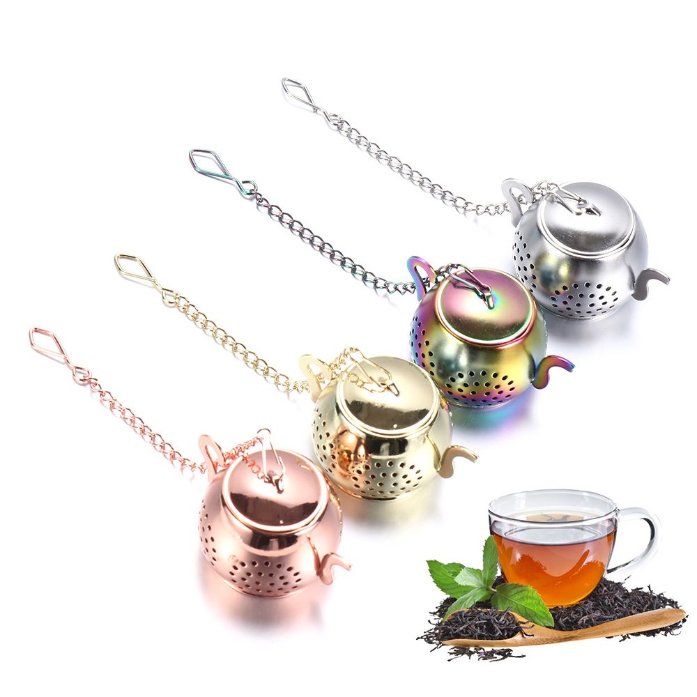 ที่กรองชารูปทรงกาน้ำชาสแตนเลสต - Herbal Tea บทวิจารณ์และราคา