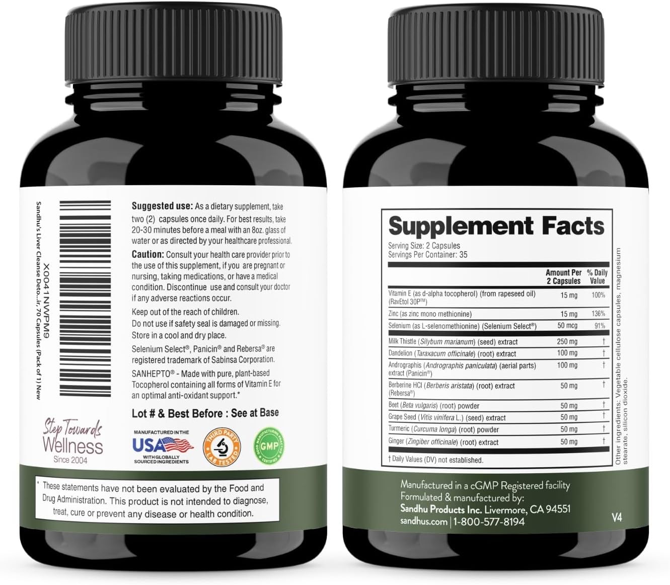 ทำความสะอาดตับ ดีท็อกซ์และซ่อม - Herbal Supplement บทวิจารณ์และราคา