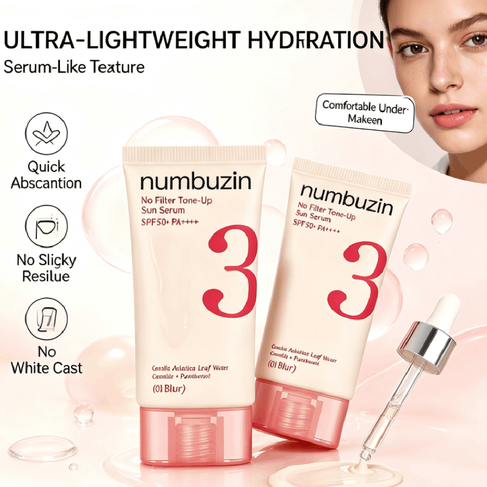 นัมบูซิน 3 ซัน เซรั่ม SPF50+ ส - Echinacea บทวิจารณ์และราคา