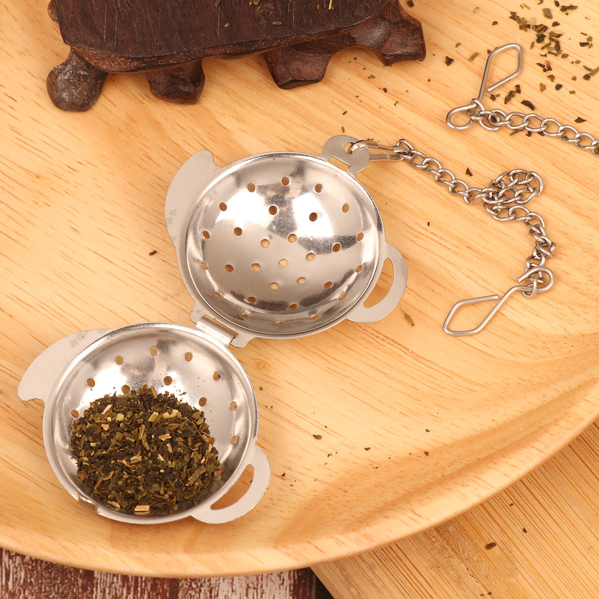 2 ชิ้น ที่กรองชาสเตนเลสสตีลเกร - Chamomile Tea บทวิจารณ์และราคา