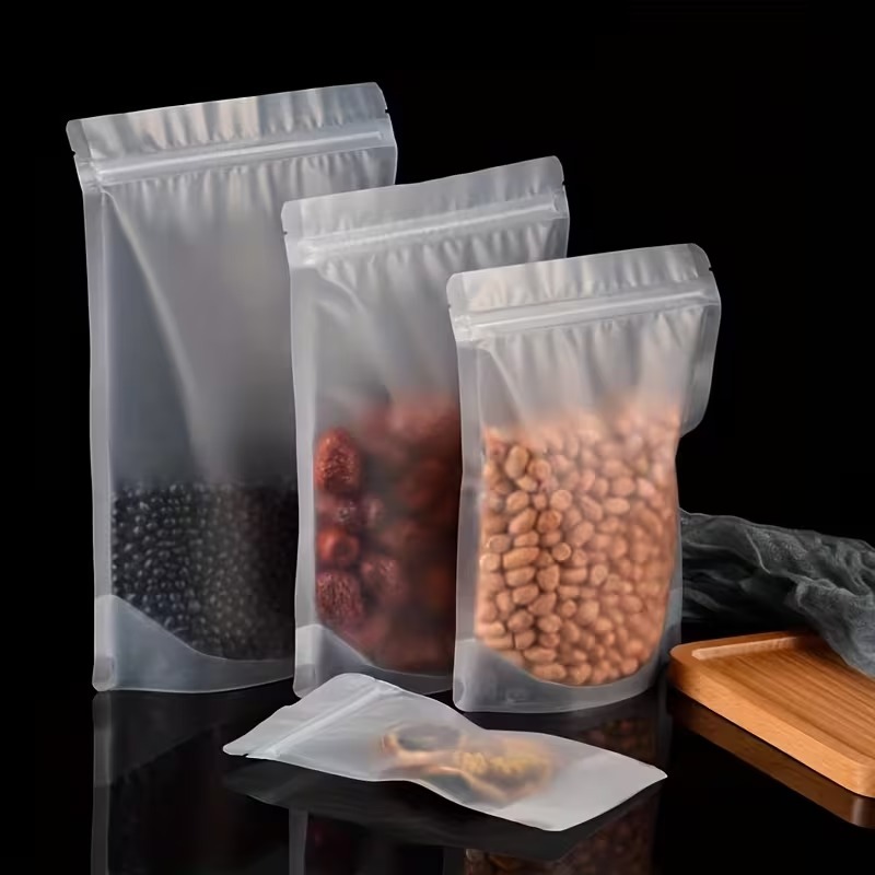 ถุงซิปล็อคใสแบบฝ้าสำหรับเก็บอา - Dried Herbs บทวิจารณ์และราคา