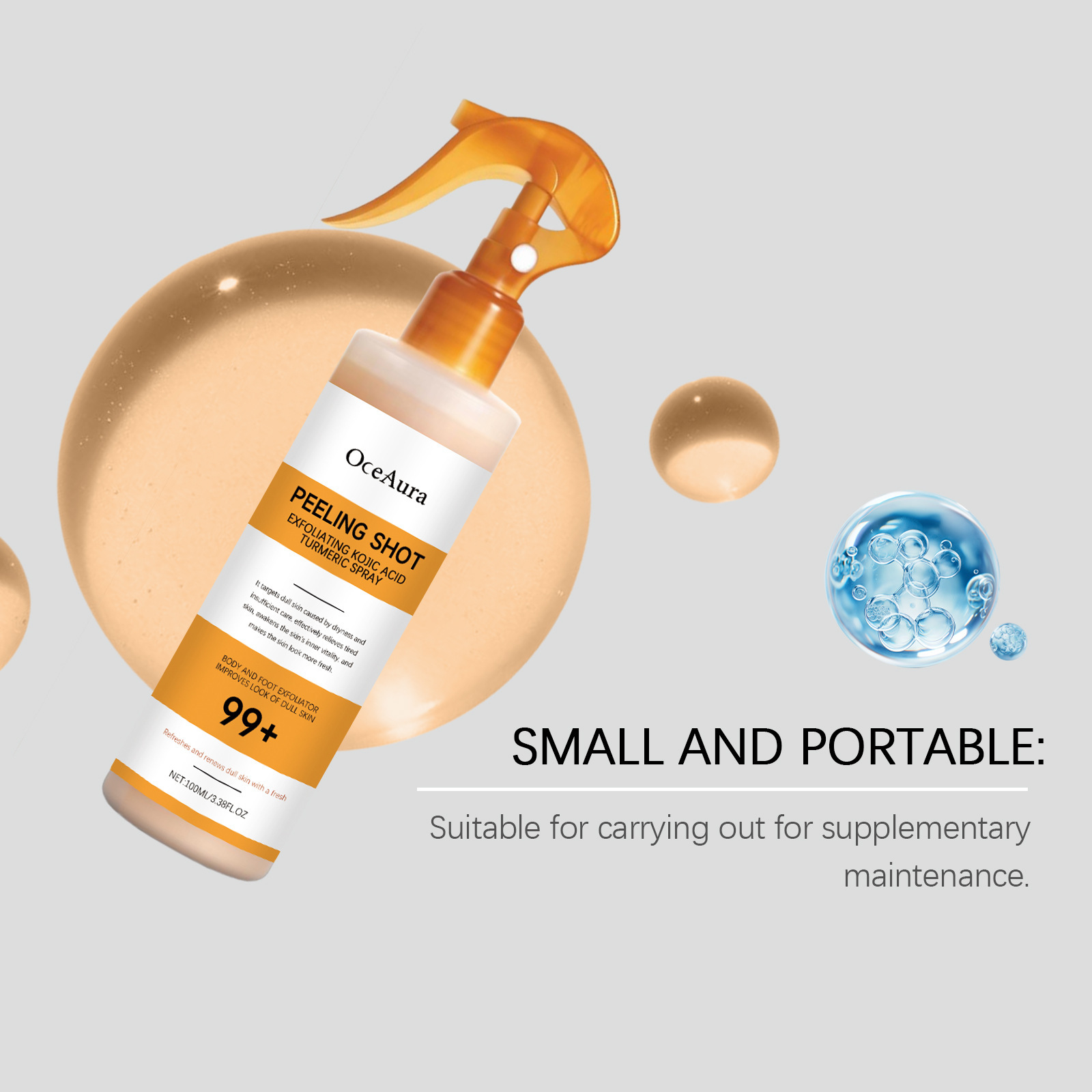 สเปรย์ขัดผิวขมิ้นโอเชอร่า ทำคว - Turmeric บทวิจารณ์และราคา