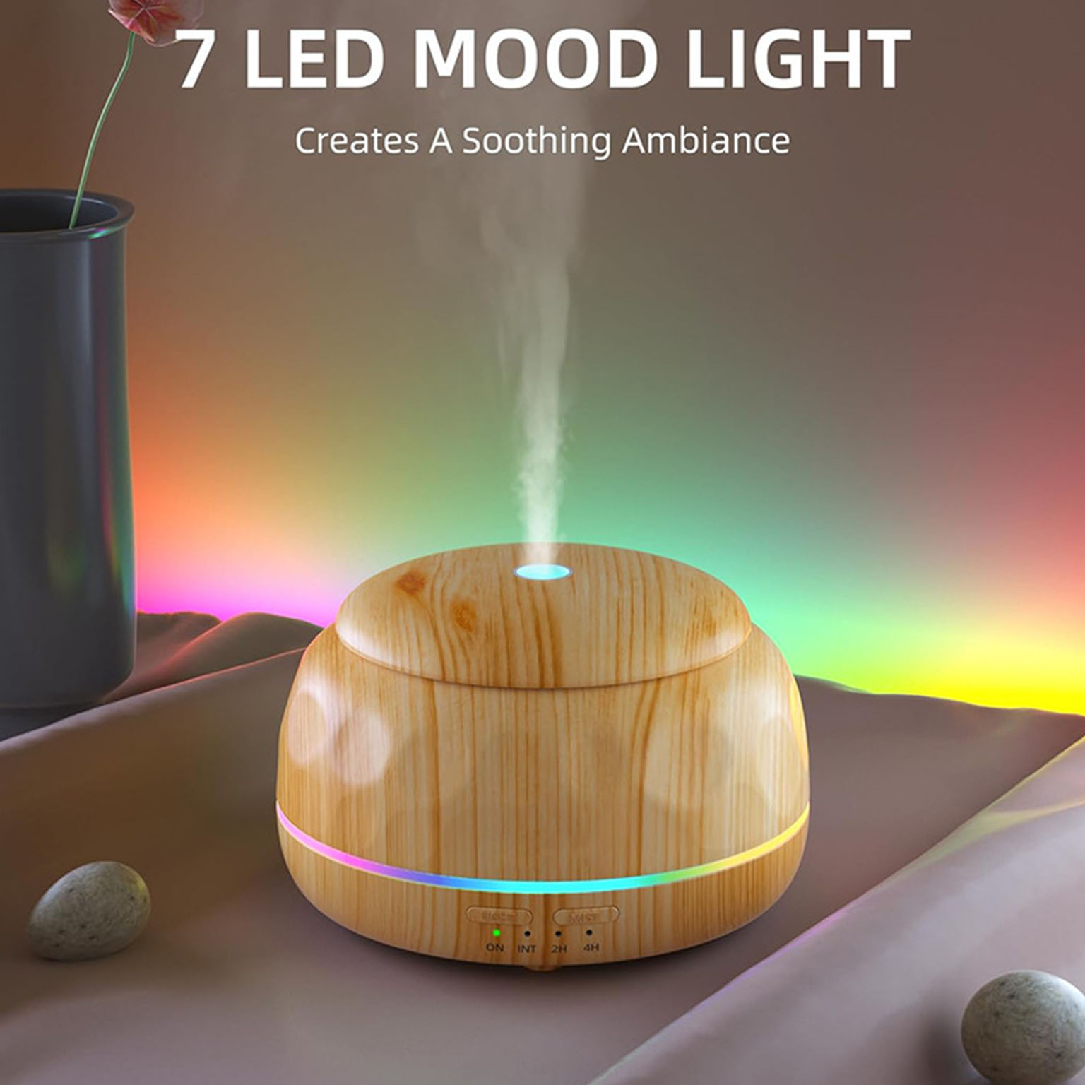 เครื่องกระจายกลิ่นน้ำมันหอมระเ - Essential Oils บทวิจารณ์และราคา